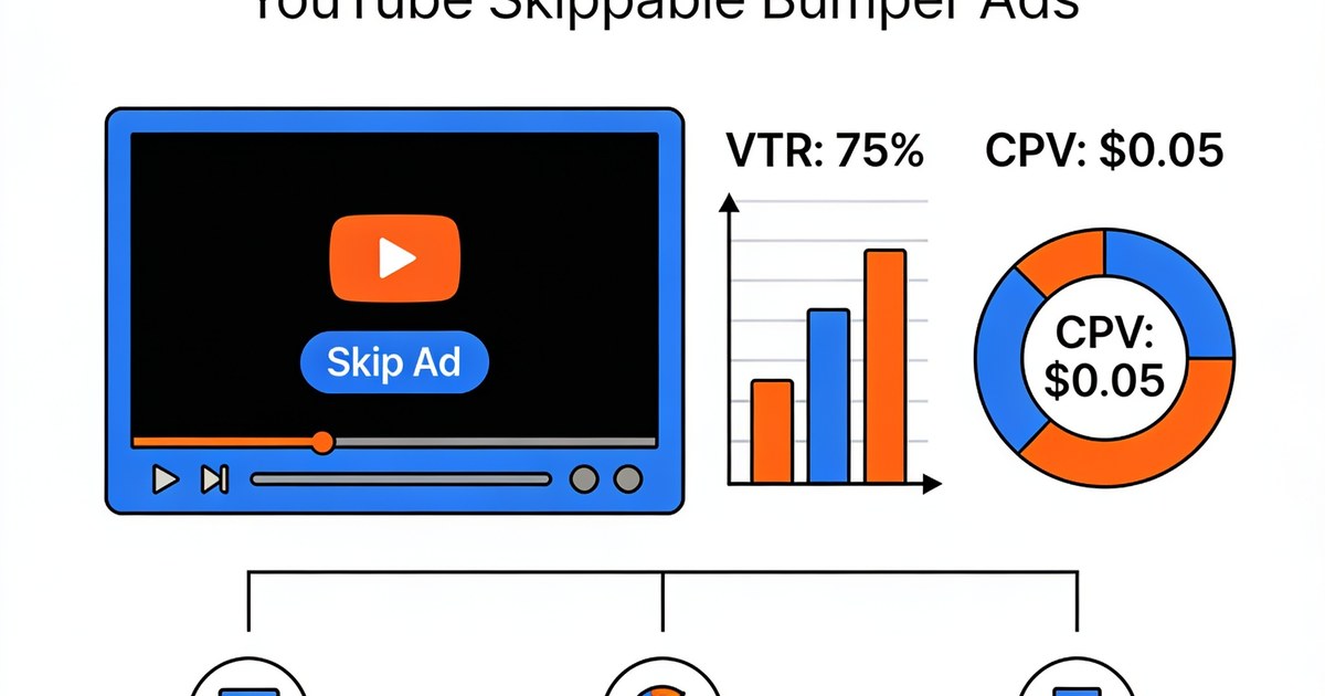 Pre-roll видеореклама — форматы skippable, non-skippable, bumper ads и настройка кампаний на YouTube